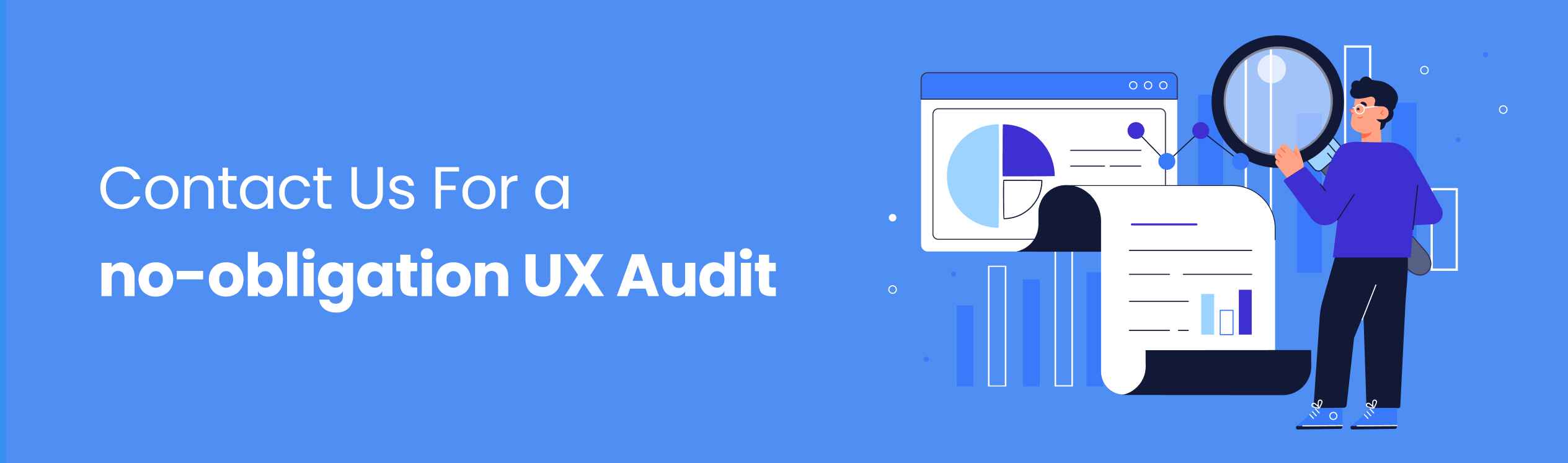 contact us for a no-obligation UX audit